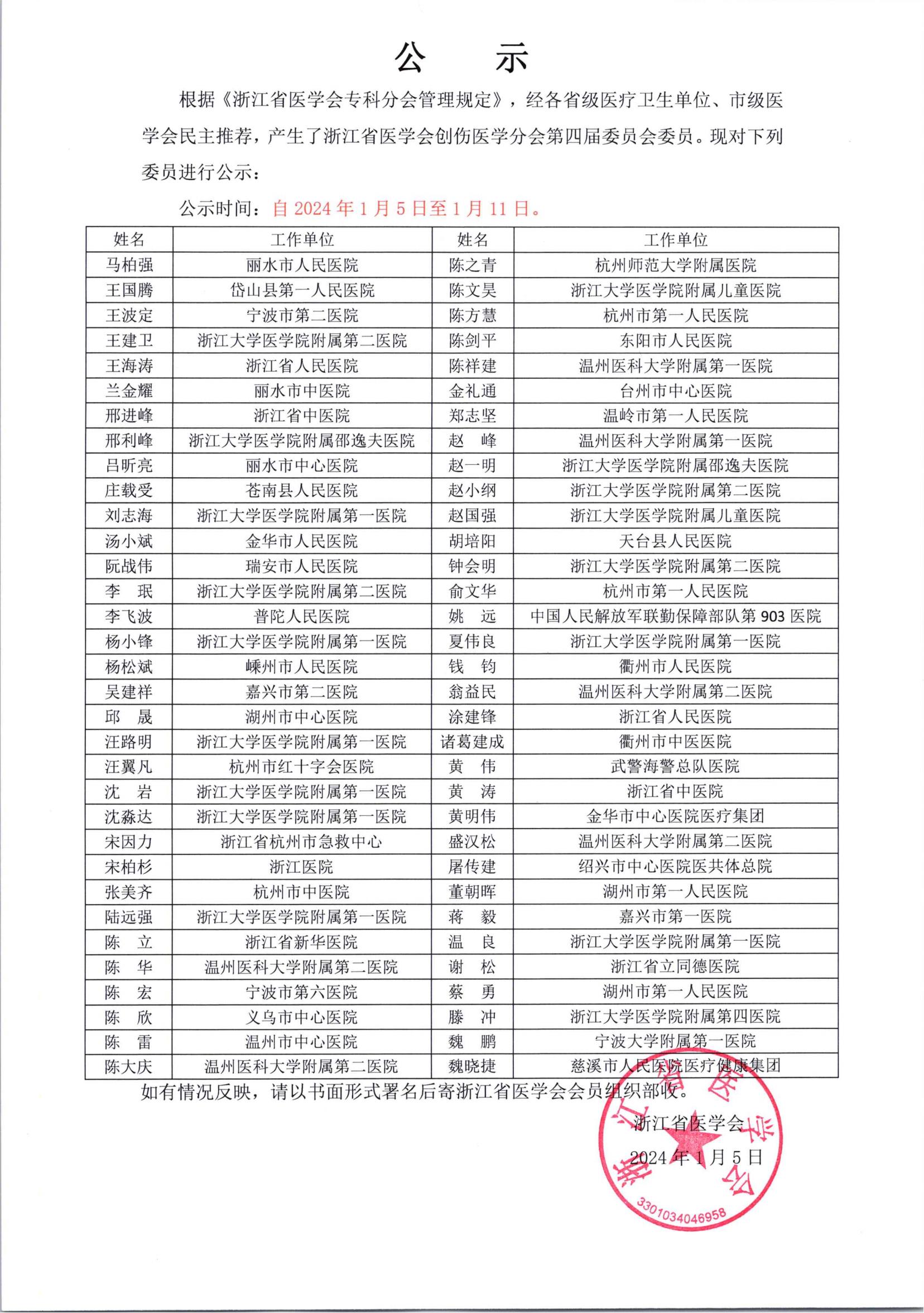 浙江省医学会创伤医学分会第四届委员会委员名单公示_00.jpg